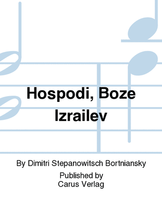 Book cover for Lord, God of Israel (Hospodi, Boze Izrailev)