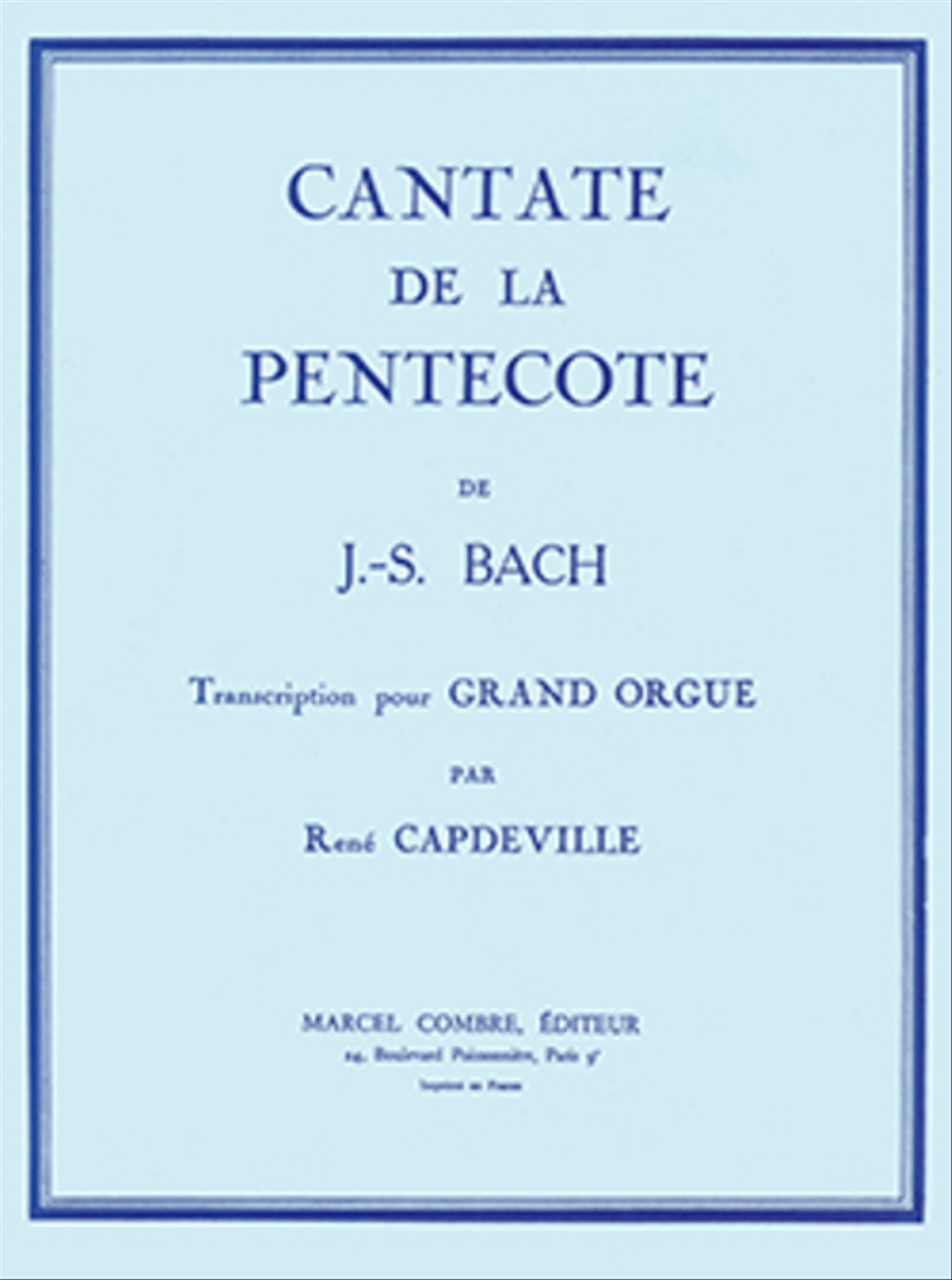 Cantate No. 68 de la Pentecote: Aria