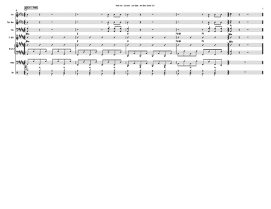 Poker Face Poker Face Jazz Ensemble scores gallery preview page 5