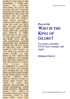 Book cover for Psalm 24: Who is the King of Glory?