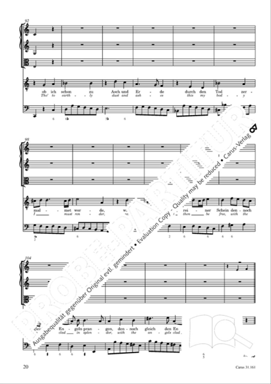 Komm, du susse Todesstunde 4-Part scores gallery preview page 20