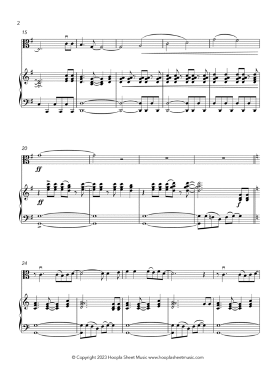 Happy Funky Birthday Happy Funky Birthday Viola scores gallery preview page 2