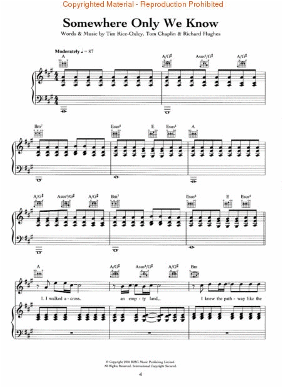 Keane – Hopes and Fears Keane – Hopes and Fears Piano, Vocal, Guitar scores gallery preview page 2