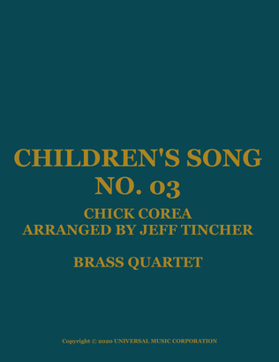 Children's Song No. 3