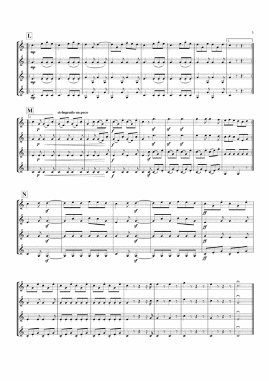 Fanfare for the Hunt Horn scores gallery preview page 3