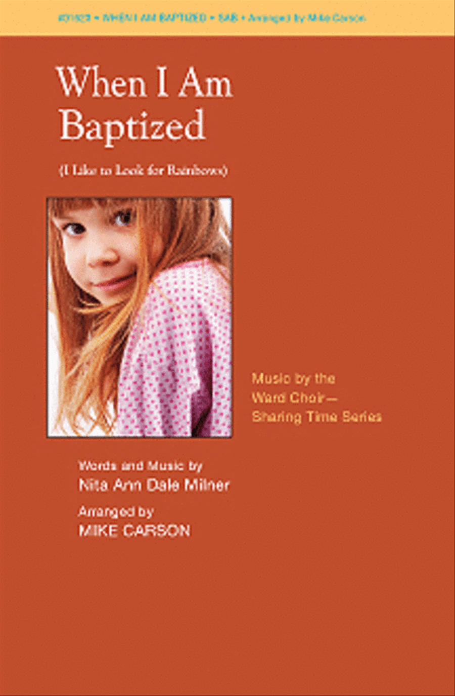 When I Am Baptized (I Like to Look for Rainbows) - SAB 3-Part scores gallery preview page 1
