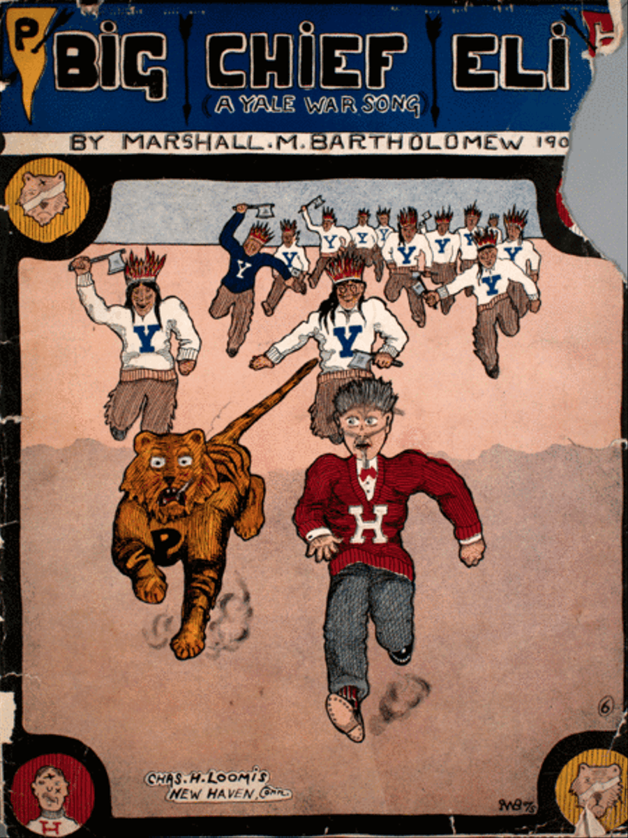 Big Chief Eli. A Yale War Song Voice scores gallery preview page 1