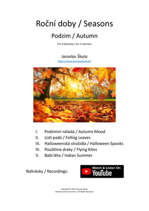 Seasons - Autumn suite for 3 clarinets