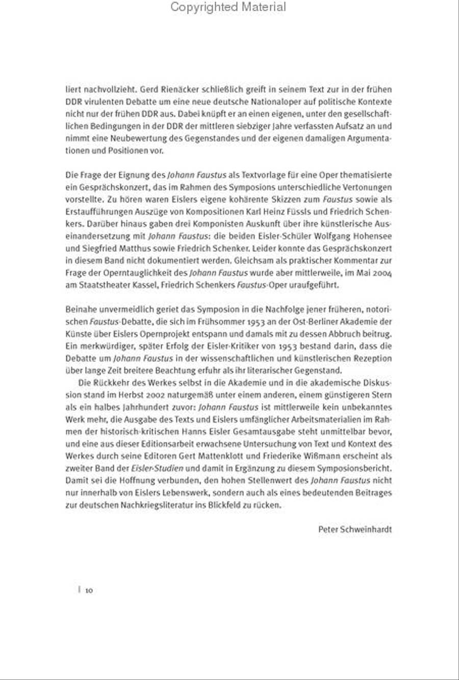Eisler-Studien Collection / Songbook scores gallery preview page 3
