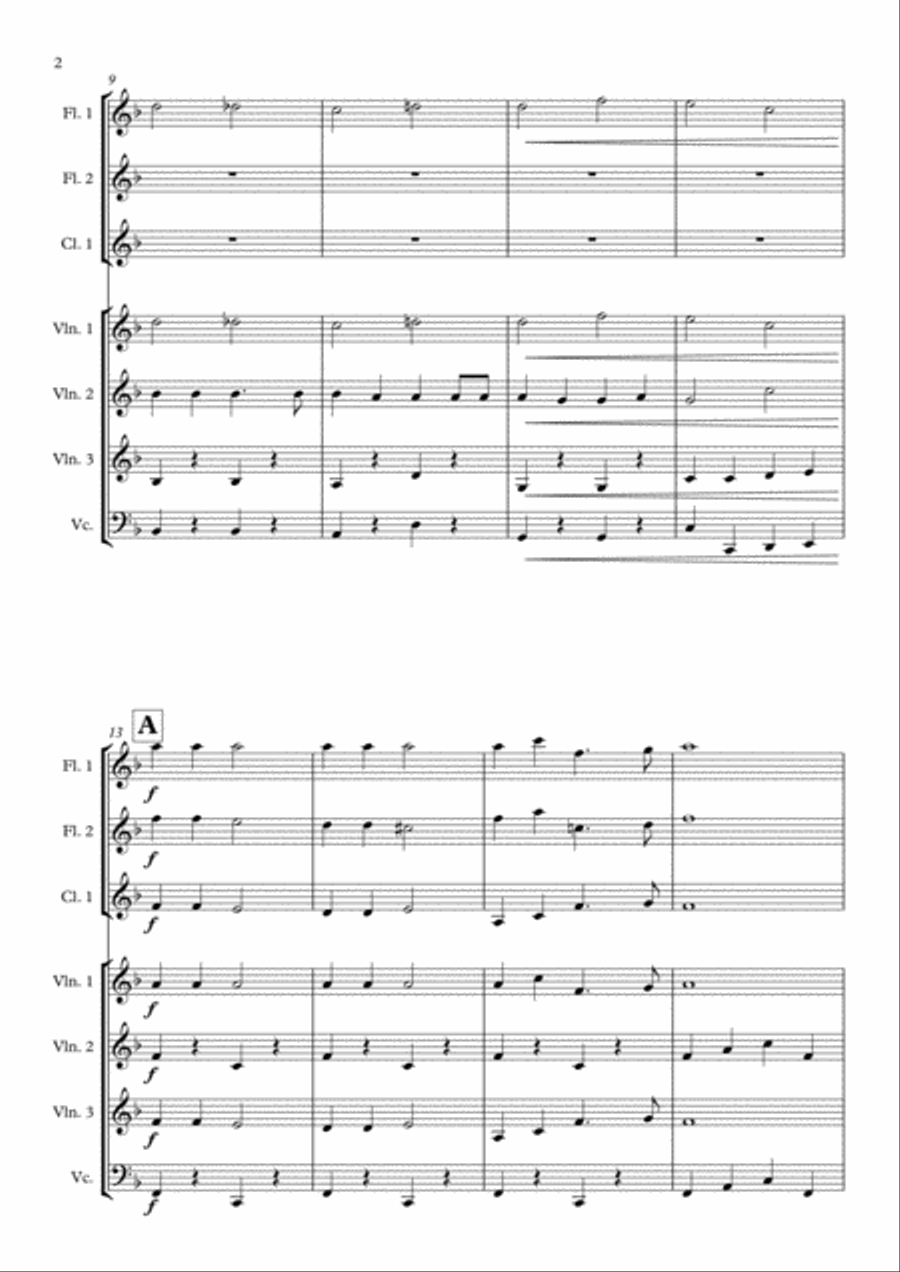 Jingle Bells Large Ensemble scores gallery preview page 2