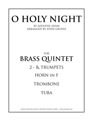Book cover for O Holy Night - Brass Quintet