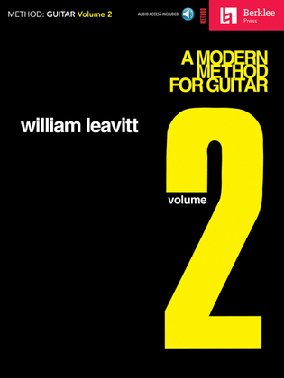 Book cover for A Modern Method for Guitar – Volume 2