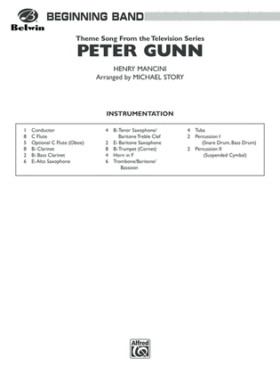 Book cover for Peter Gunn: Score