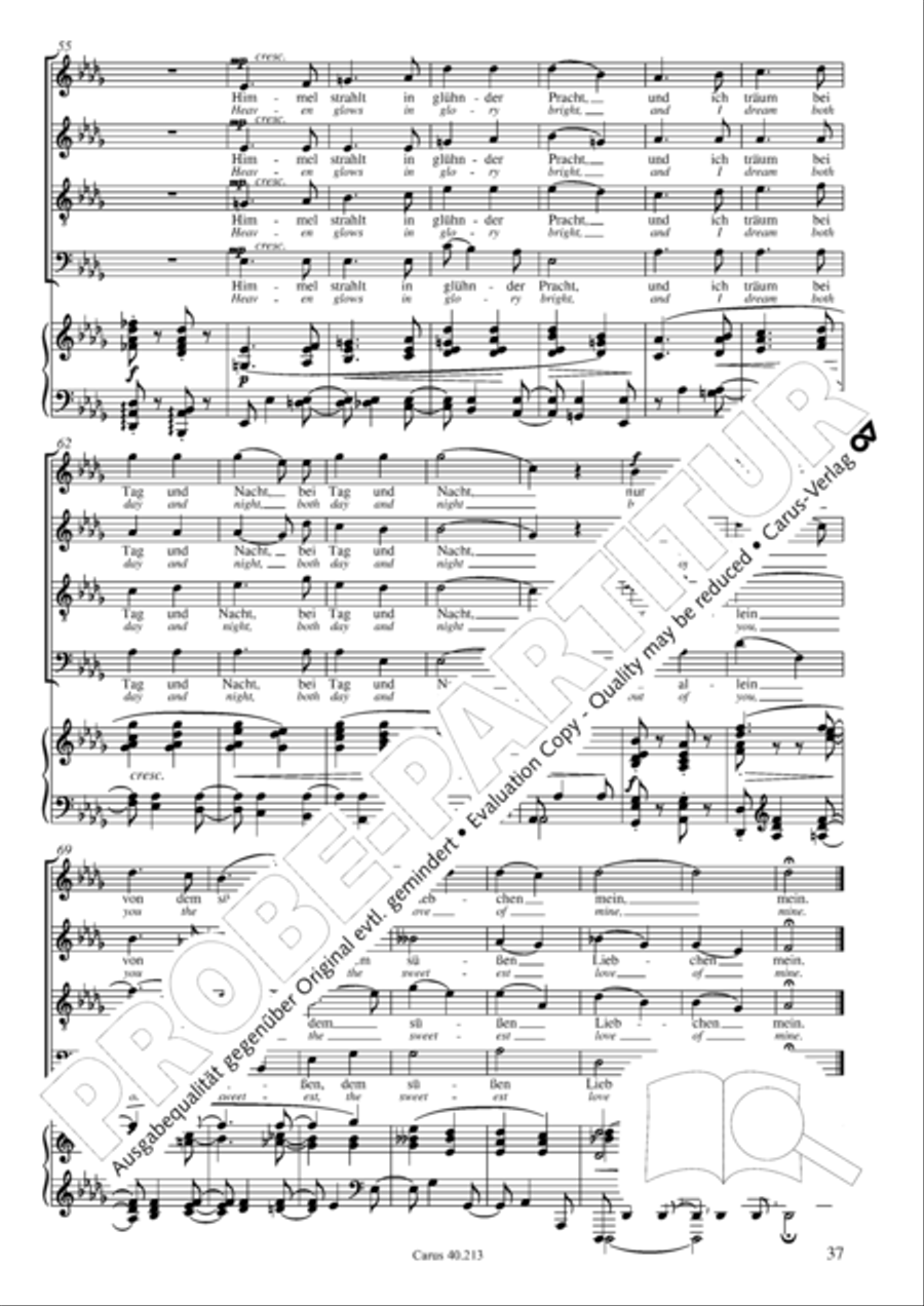 Zigeunerlieder op. 103 Zigeunerlieder op. 103 Choir scores gallery preview page 38
