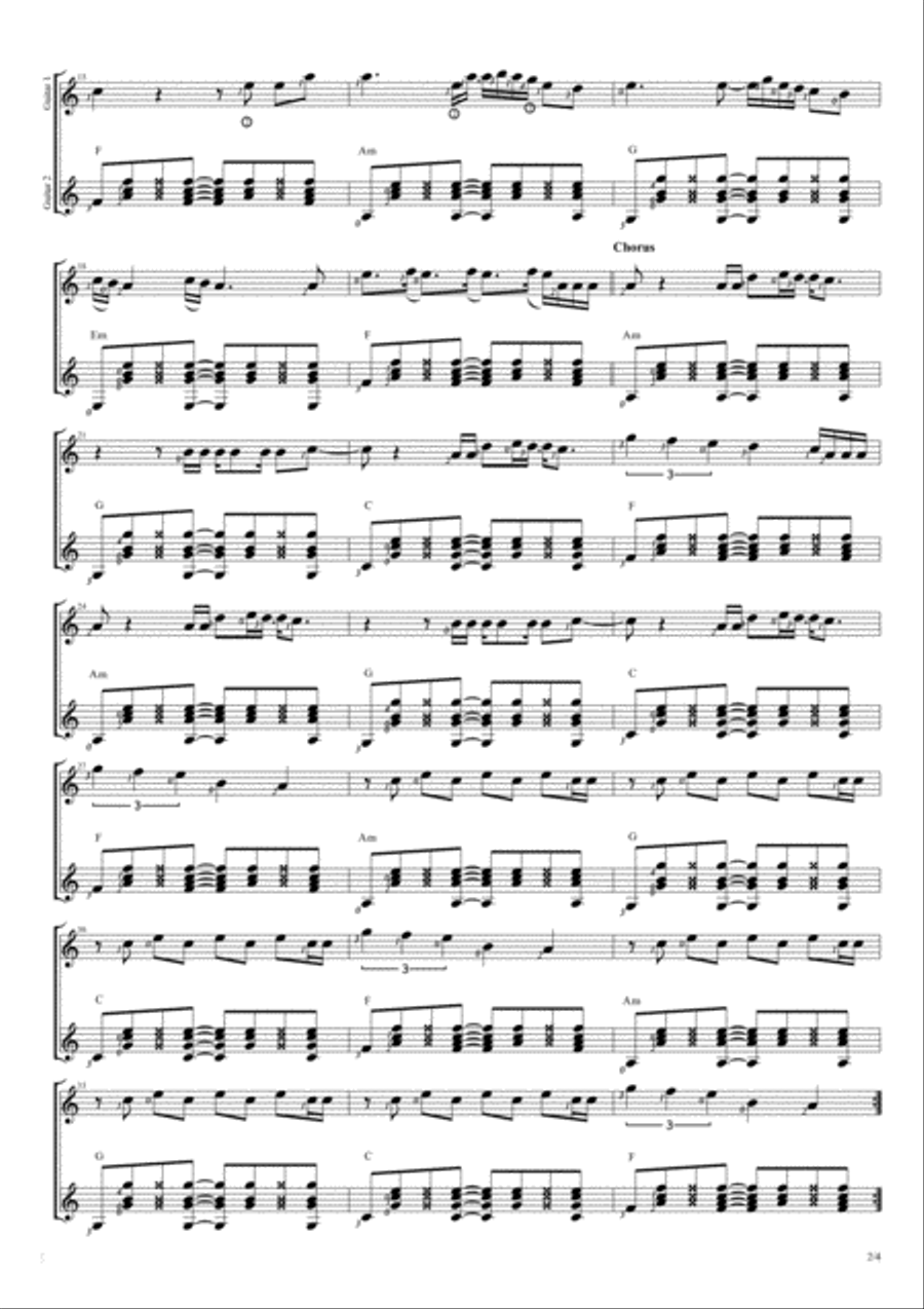 Solo (feat. Demi Lovato) Guitar Solo scores gallery preview page 2