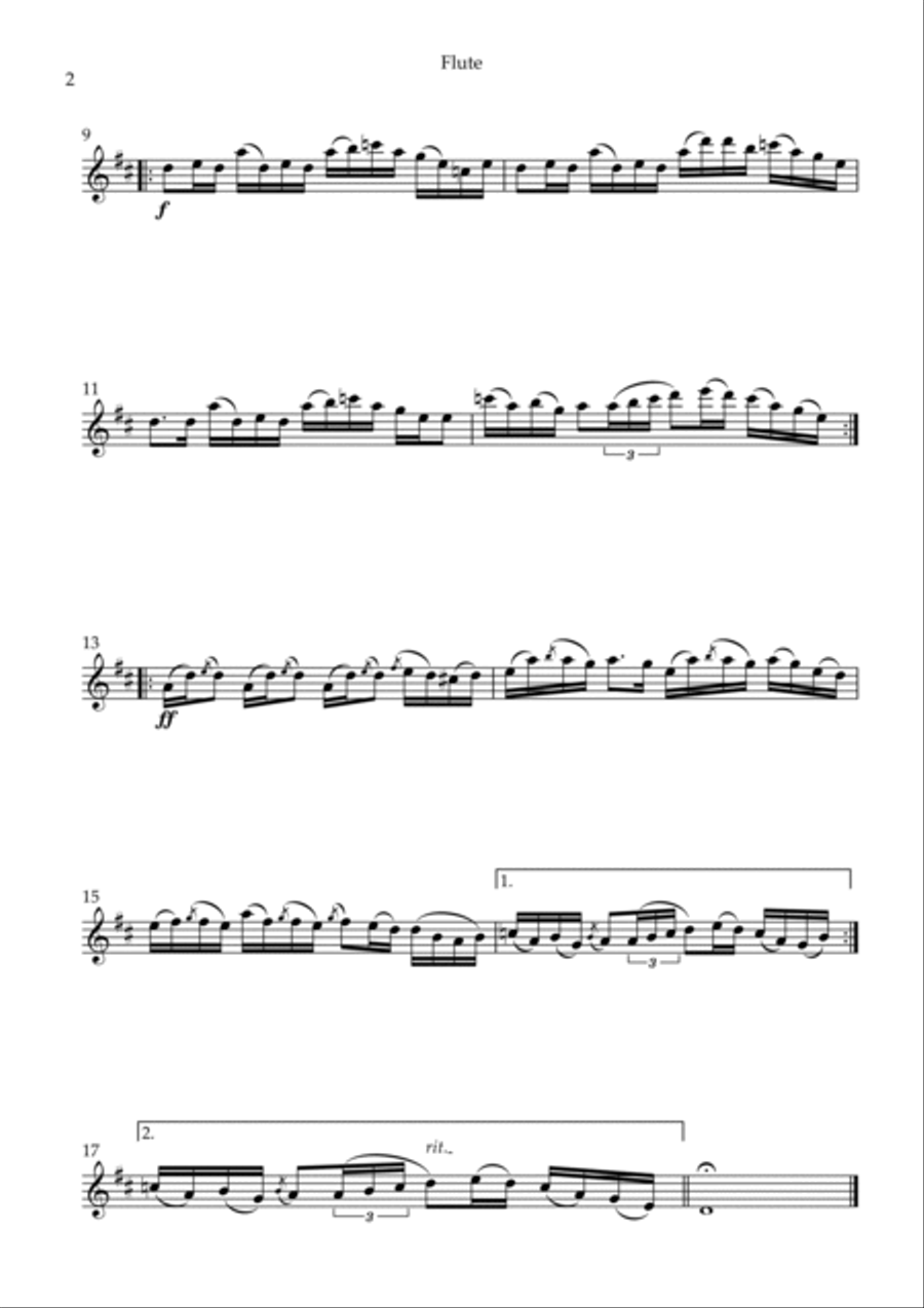 Toss The Feathers Small Ensemble scores gallery preview page 6