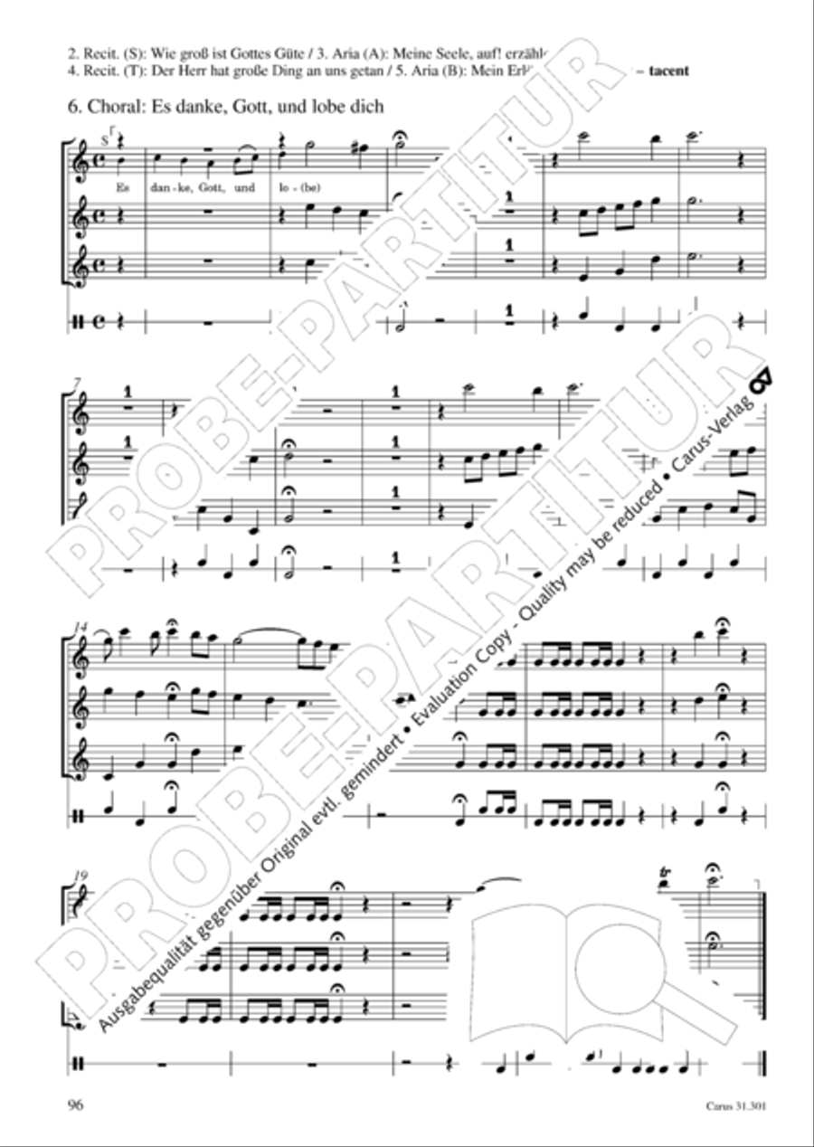 Bach for Brass 1: Cantatas I Voice scores gallery preview page 105