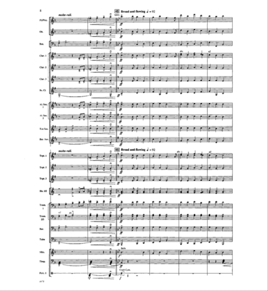 How Firm Thy Friendship Concert Band scores gallery preview page 11