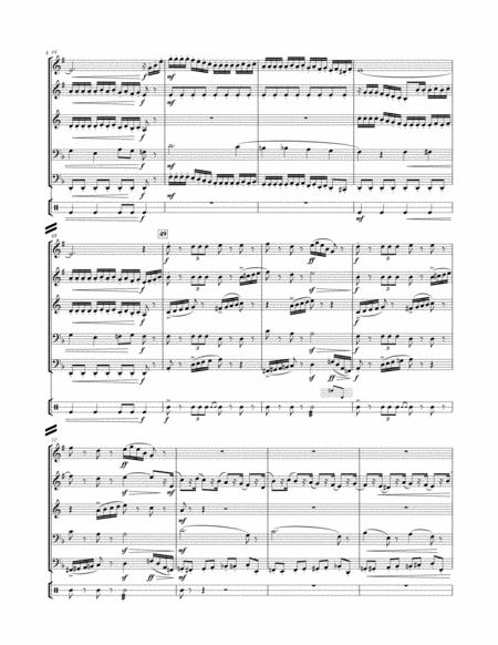 Suite from the Nutcracker for Brass Quintet image number null