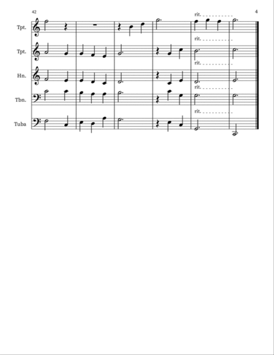 His Resurrection Small Ensemble scores gallery preview page 4