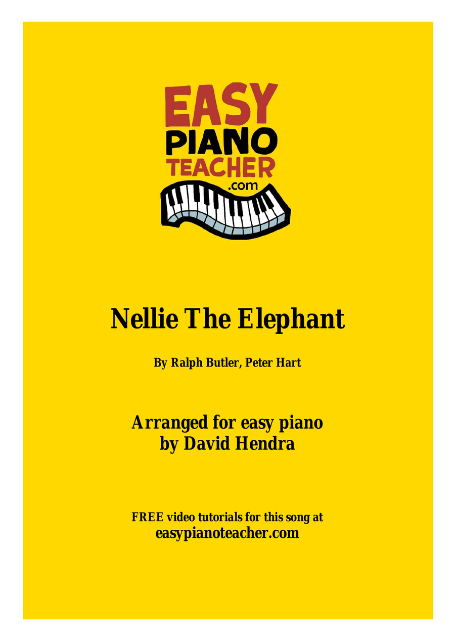 Nellie The Elephant Easy Piano scores gallery preview page 1