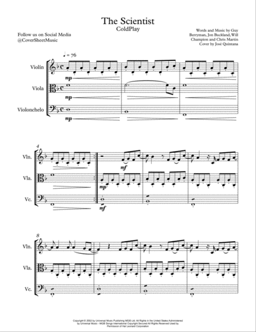 The Scientist String Trio scores gallery preview page 2