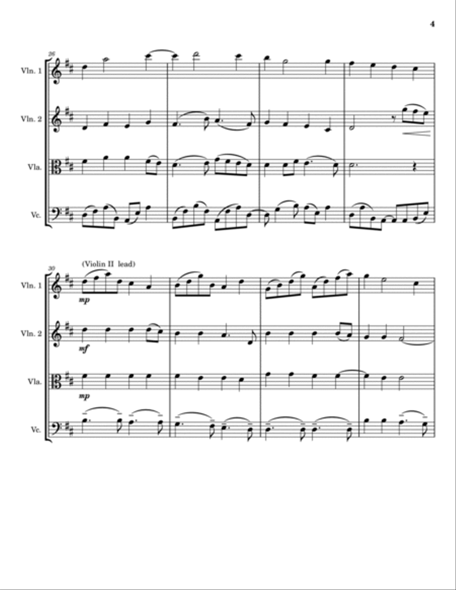 As The Deer String Quartet scores gallery preview page 4