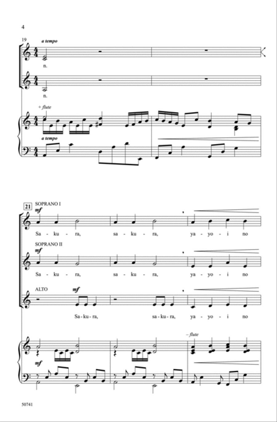 Sakura Choir scores gallery preview page 3