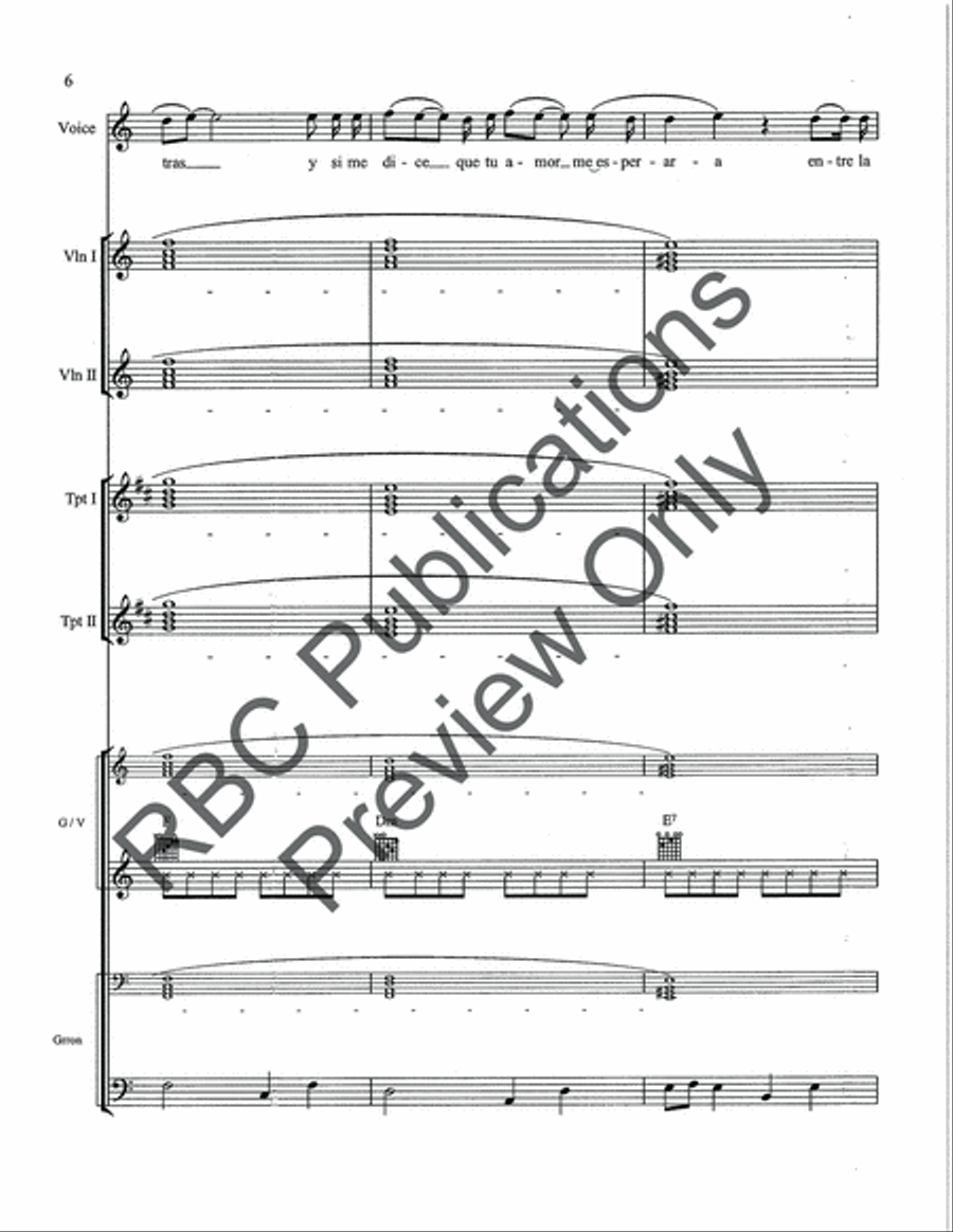 Y Volvere Voice scores gallery preview page 8