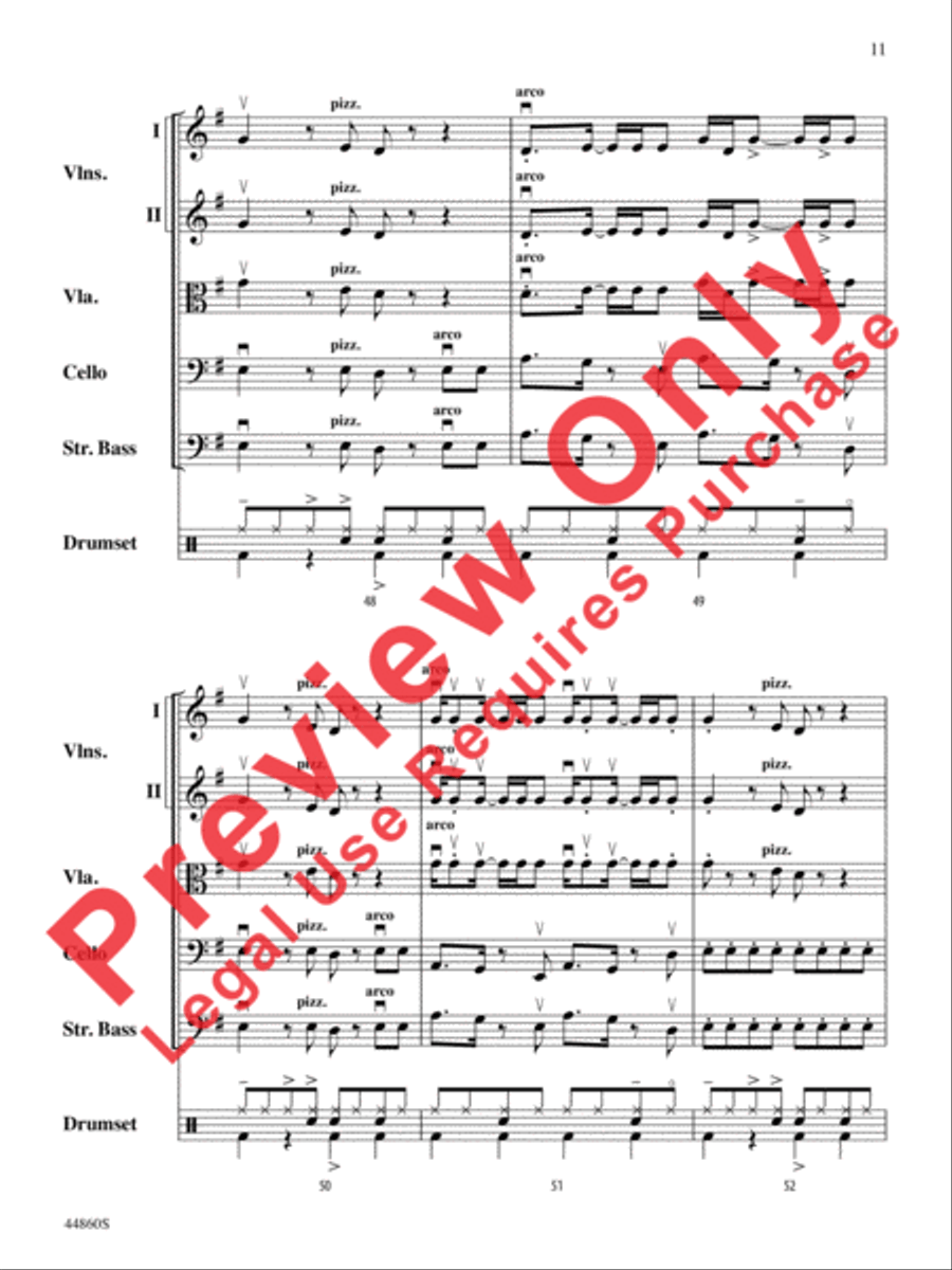 Uptown Funk Uptown Funk String Orchestra scores gallery preview page 12