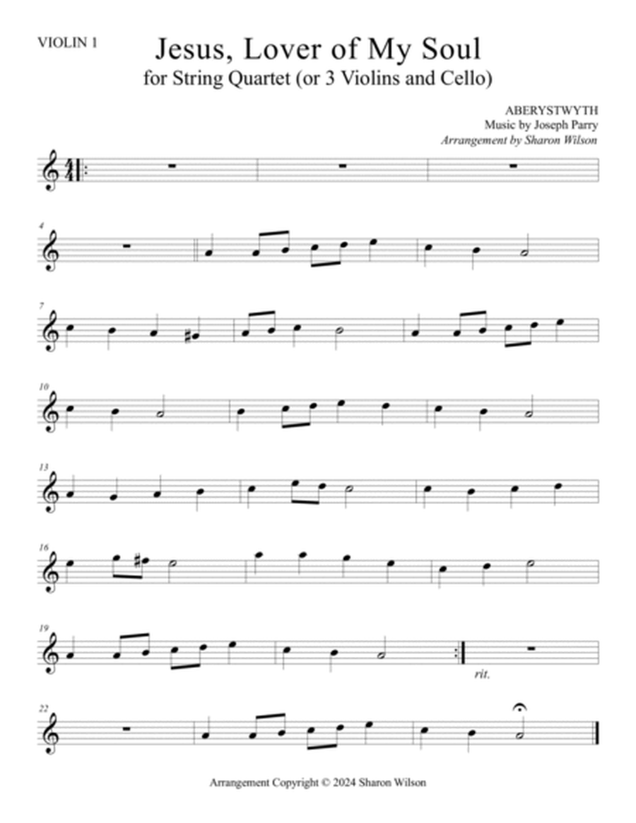 Songs for Worship (A collection of 5 hymns and spirituals for String Quartet) image number null