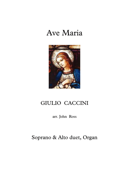 Ave Maria (Caccini) (Soprano & Alto duet, Organ) image number null