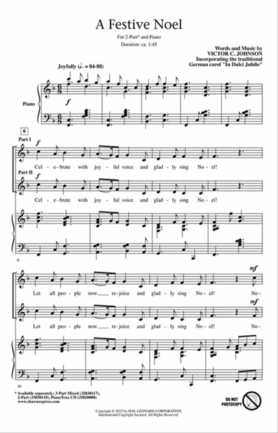 A Festive Noel 2-Part scores gallery preview page 2