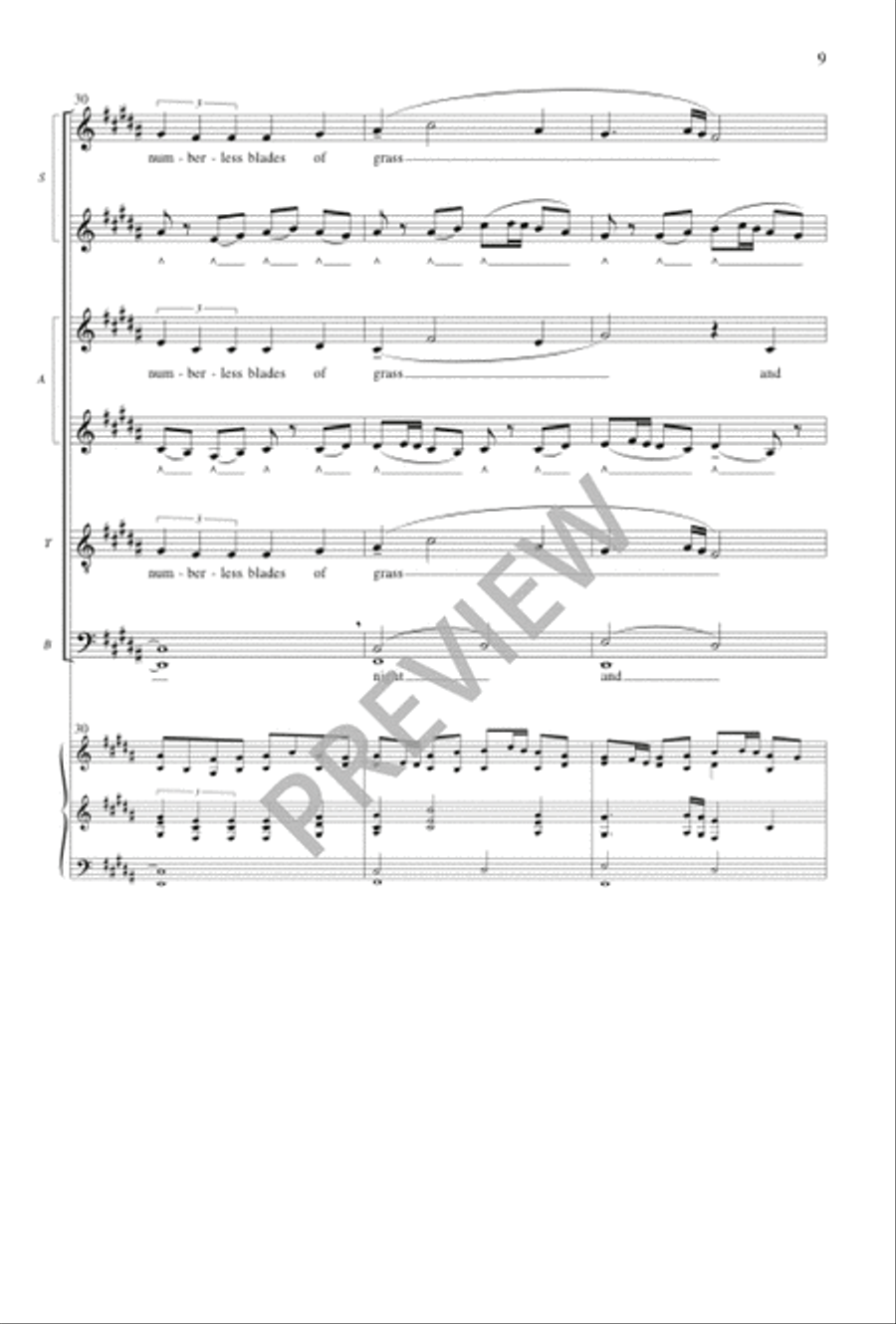 The Same Stream Divisi scores gallery preview page 10