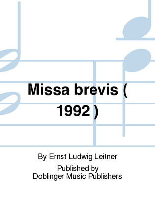 Missa brevis ( 1992 )
