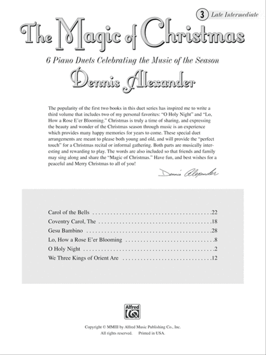 The Magic of Christmas, Book 3 Small Ensemble scores gallery preview page 2