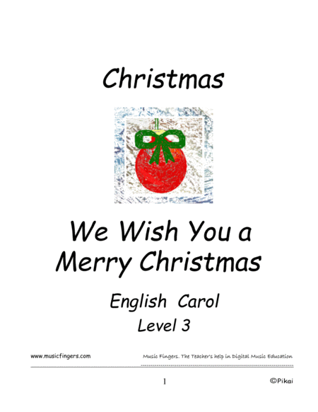We Wish You a Merry Christmas. Lev 3 image number null