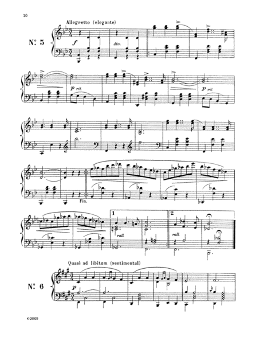 Granados: Valses Poéticos Piano Solo scores gallery preview page 1