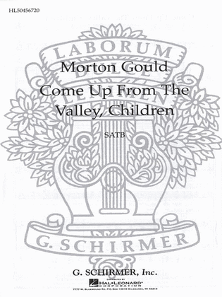 Book cover for Come Up from the Valley, Children