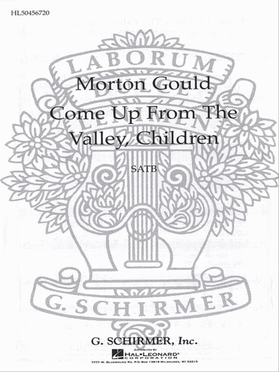 Book cover for Come Up from the Valley, Children