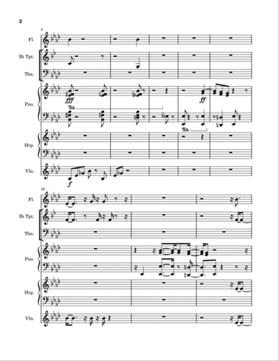 Dream of a River Chamber Orchestra scores gallery preview page 2