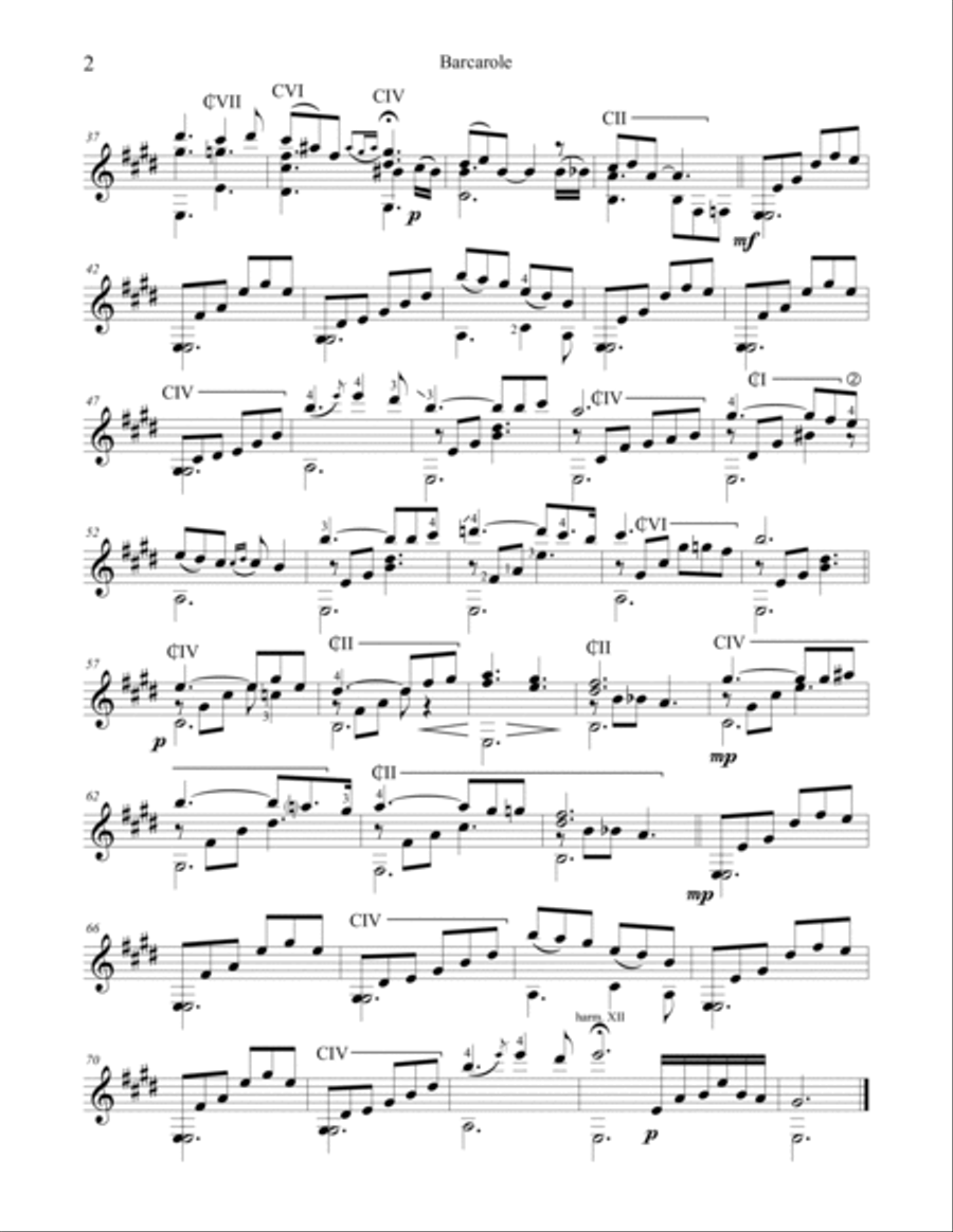 Bermuda Suite Bermuda Suite Classical Guitar scores gallery preview page 3