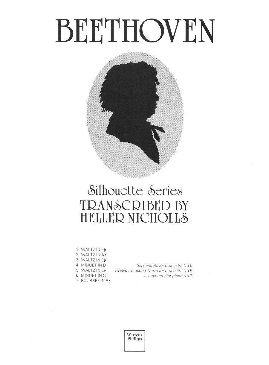 Beethoven - Silhouette Series Piano Solo scores gallery preview page 1