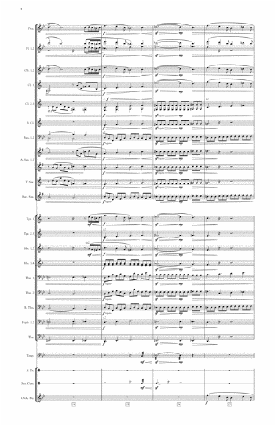 Nocturne, No.5 - John Field arranged for symphonic band by Jason McChristian Concert Band scores gallery preview page 6