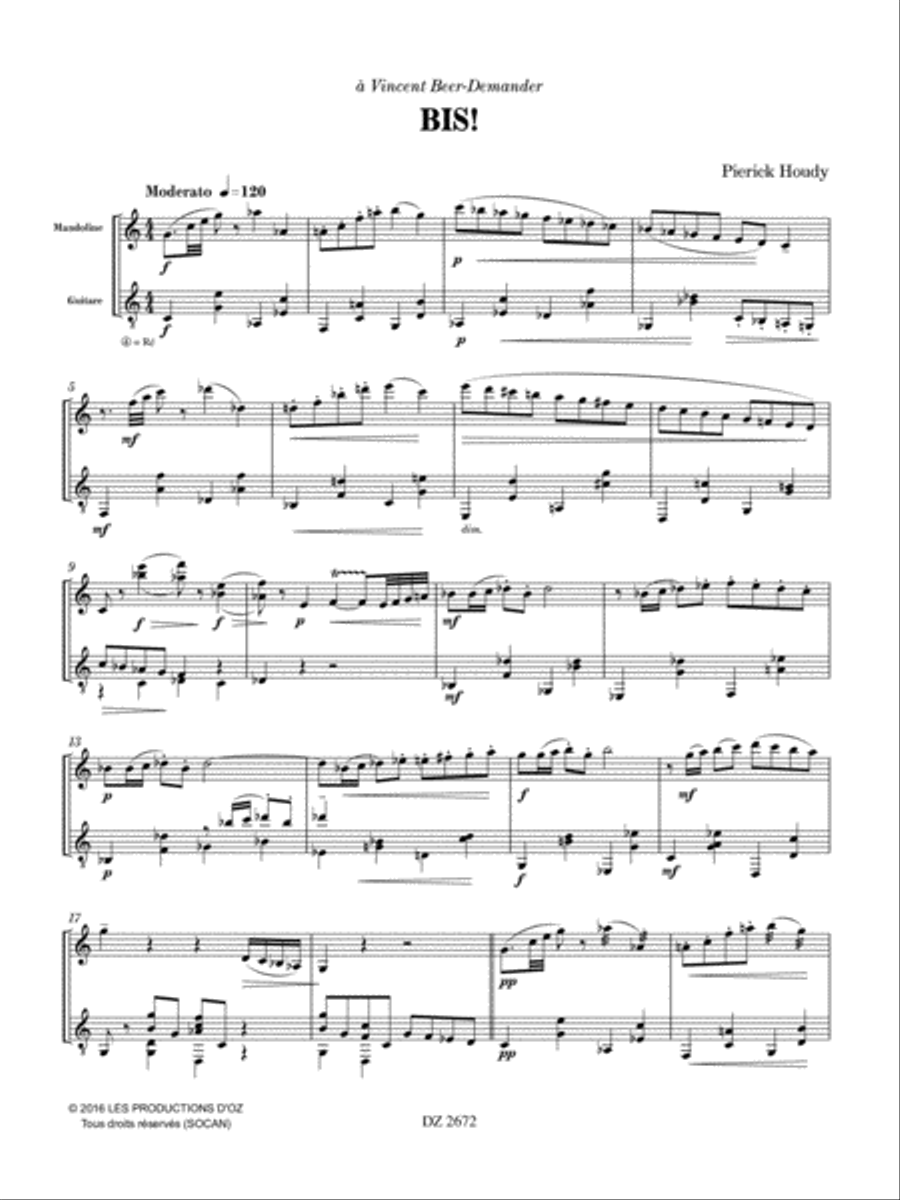 Bis! Bis! Classical Guitar scores gallery preview page 3