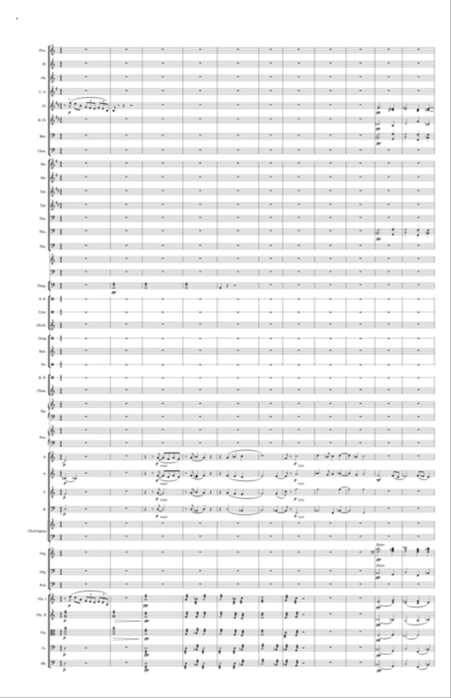 Evangeline – Complete Score Divisi scores gallery preview page 4