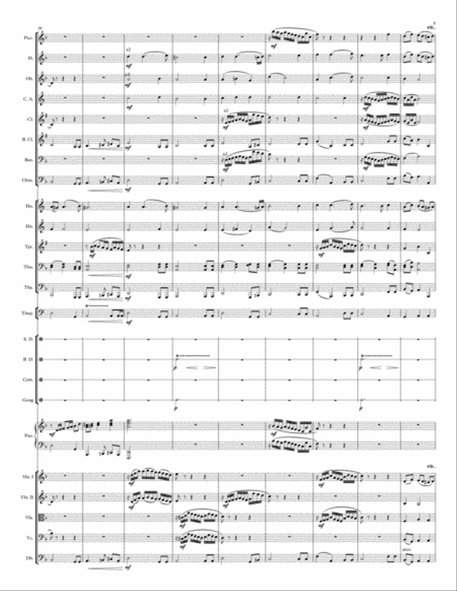 La Folia (Symphonic variations on a theme by Corelli) - Score and parts Percussion Ensemble scores gallery preview page 5
