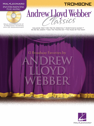 Book cover for Andrew Lloyd Webber Classics - Trombone