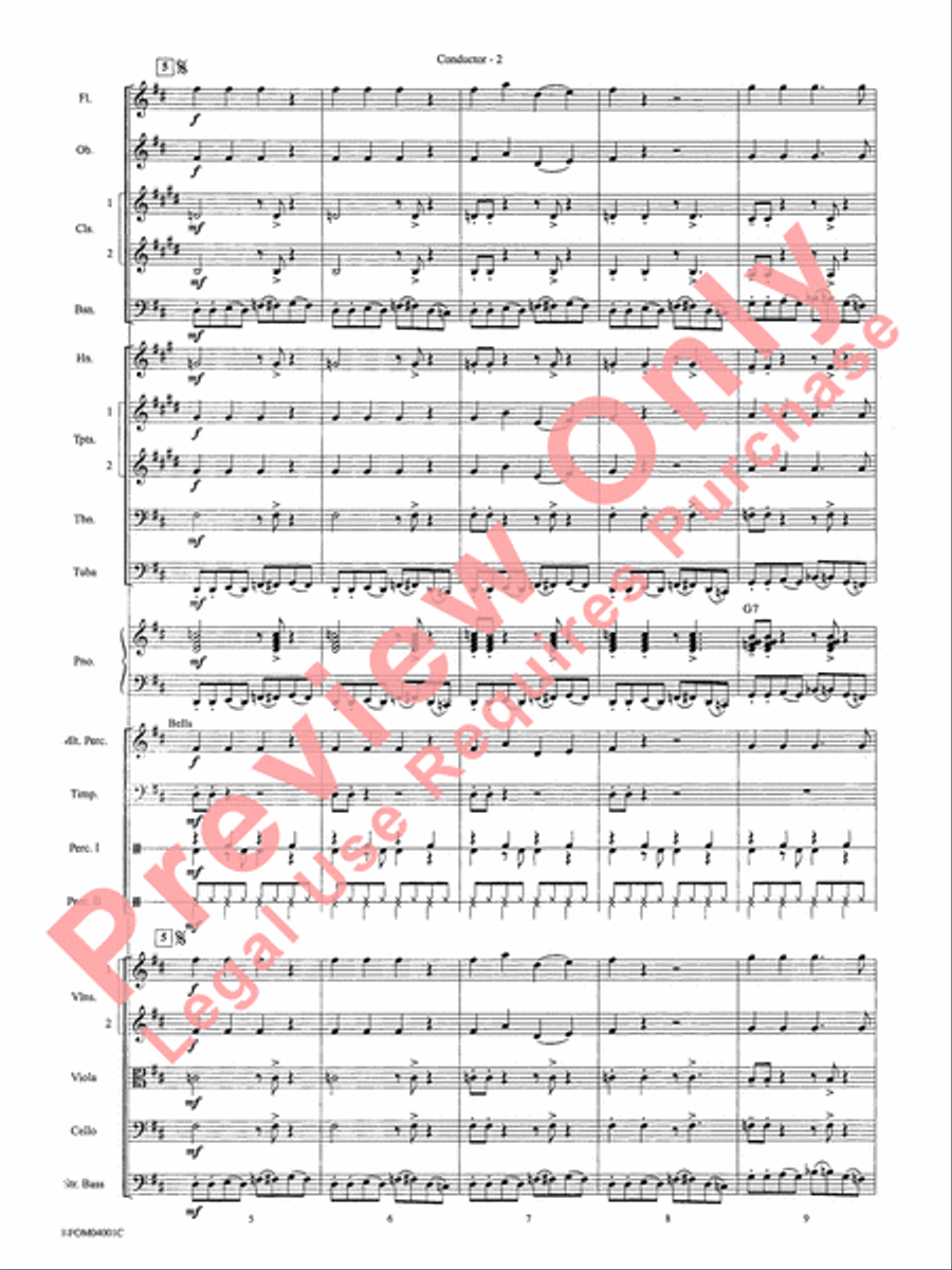 Rock the Bells Full Orchestra scores gallery preview page 5
