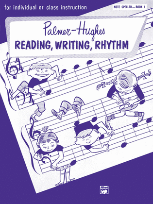 Book cover for Palmer-Hughes Accordion Course Reading, Writing, Rhythm (Note Speller), Book 1
